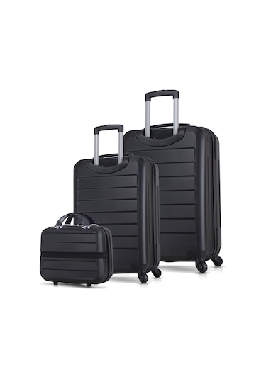 My Valice Ruby Abs 3'Lü Valiz Seti (Makyaj + Kabin + Orta Boy)