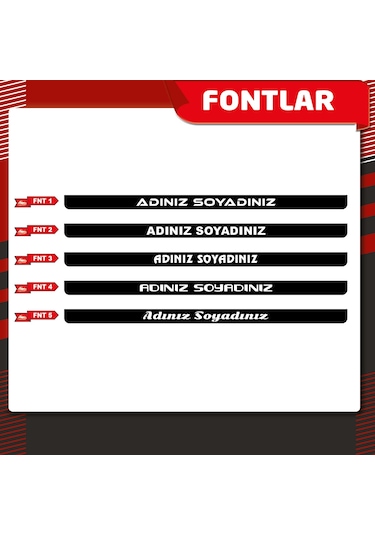 Plakalıkhane Premium Uv Baskılı Kişiye Özel Plakalık 2 Adet