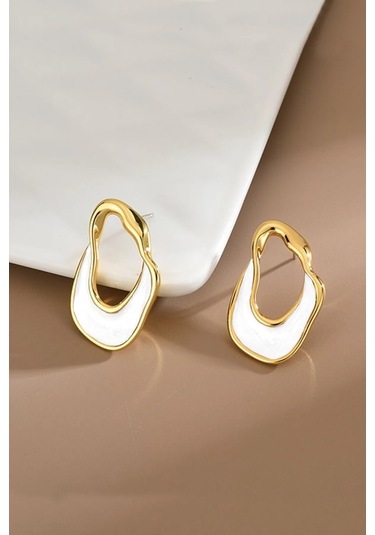 Kadın Özel Tasarım Mineli Küpe Seti 002 Çok Renkli