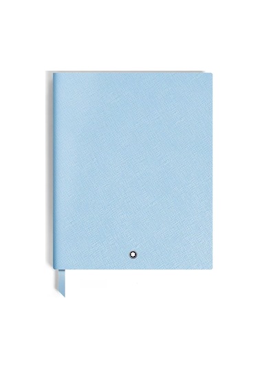 Montblanc Saffiano Deri Açık Mavi Büyük Boy Defter 135030