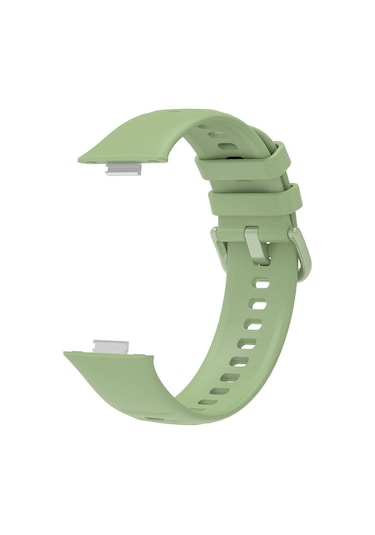 Huawei Watch Fit 3 Band Serisi Klasik Kordon Silikon Strap Kayış-lila