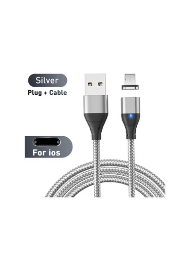 Lovebay3a Manyetik Şarj Kablosu Tip C/mikro Usb Süper Hızlı Iphone Uyumlu 15/14 Huawei Xiaomifildişi2m
