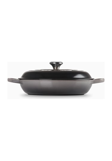 Le Creuset Gourmet Profesyonel Lüks Döküm Tencere Siyah 30 Cm
