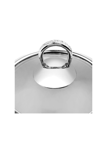 Nehir Çelik Çaydanlık Takımı Seti Alya Maxi Gümüş