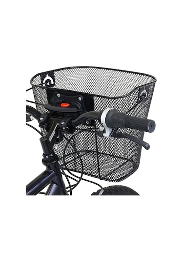 Dinosaurs Dağ Bisikleti Sepeti Sepeti Demir Net Sepet Sepeti Hızlı Bırakma Taşınabilir Sepet Altın