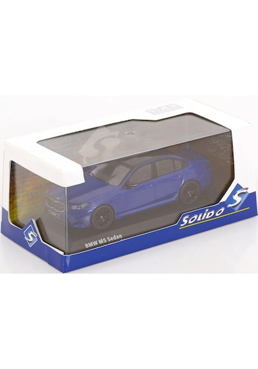 1:43 Solido 2024 Bmw M5 Sedan Marina Bay Blue