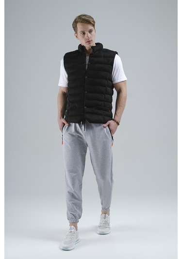 Tobia Slim Fit Cepli Dolum Süet Erkek Yelek