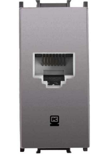 Viko Panasonic Thea Modüler Antrasit Data İnternet Prizi Cat-6 E Alt+kapak 1m - Wvtt14054an-tr