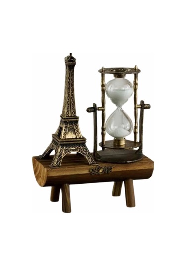 Eyfel Kuleli Kum Saati Dekoratif Hediyelik Eşya Retro Eyfel Kulesi