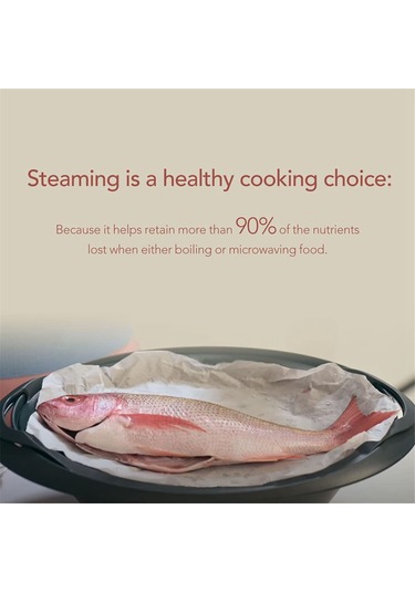 Xurunkeji Thermomix Varoma İçin 1 Adet Buharlı Tava, Delikli Delikli Buharlı Tepsi, Tm6, Tm5 Ve Tm31 İçin Gri Siyah
