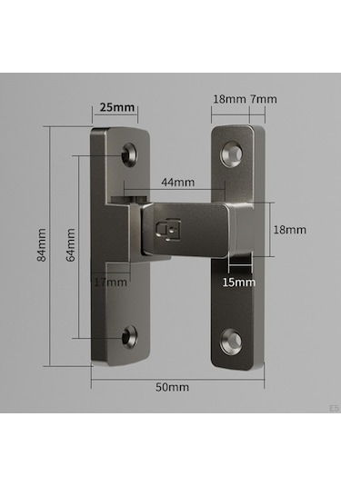 Altın 90 Derece Kapı Cıvatası Koruyucu Kilit Mandalı Vidalar Ağır Hizmet Tipi Metal Güvenlik Katlanır