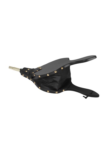 Hangfox Klasik Ahşap Fırın Göbeklisi, 47.5x19.5cm, Hava Verici, Barbekü Kamp Manzaraları İçin, Asma Kayışıyla, Kolay Kullanım, Odun Deri Kombinasyonu Çok Renkli