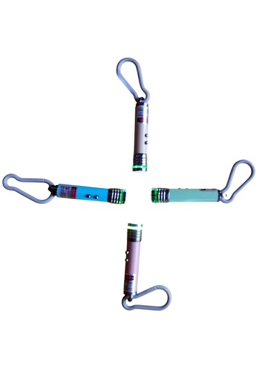 Mini Askılı Lazer El Feneri Flaşörlü Fener Lazer Normal Fener