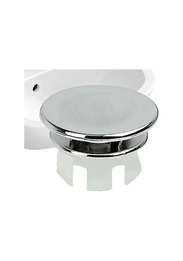 Comfıamo Lavabo İçin Taşma Tıpası, 2 Adet 372555062 Krom