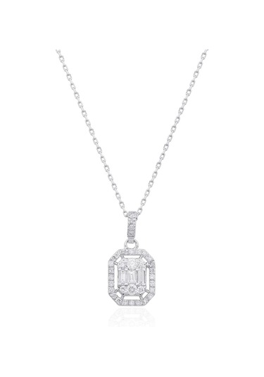 Pırlanta Baget Kolye /0.27ct