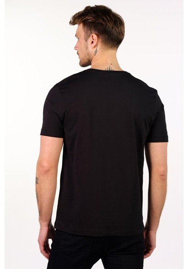 Arma Erkek Büyük Beden Bisiklet Yaka Tişört Y22374868101 Siyah