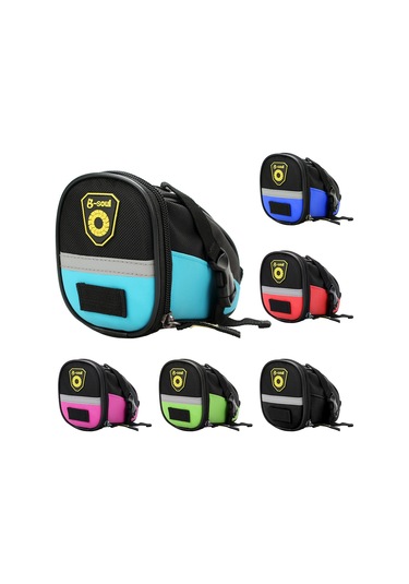 Jeemson Dayanıklı Bisiklet Sele Çantası - Aletleriniz İçin Güvenli Depolama Siyah