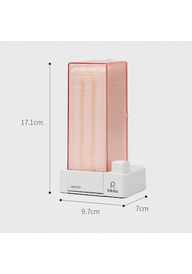 Cbtx Royal Supplıes Otomatik Pamuklu Ped Dispenseri Duvara Monte Saklama Kutusu - Beyaz