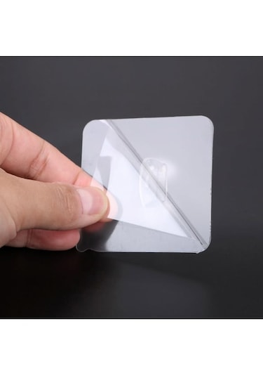 Kendinden Süper Güçlü Yapışkanlı Şeffaf Kablo Priz Bağı 20 Adet