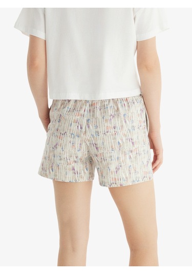 Blackspade Kadın Şort 60556 - Desenli Desenli