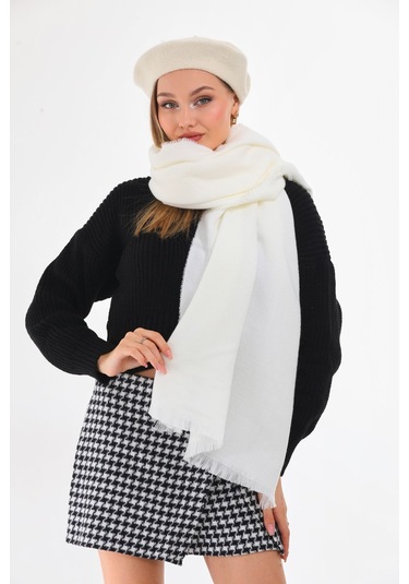 Keçe Ressam Atkı 2.li Set Ekru