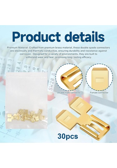 Suntek Çift Sırtlama Maça Konektörü Yalıtımsız Elektrik 30-adet Diğer