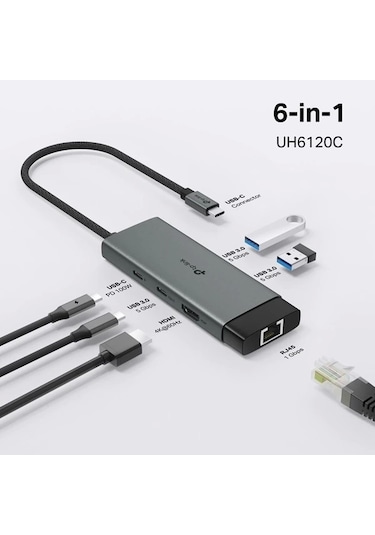 Tp-lınk Uh6120c Usb Type-c 6-port Hub