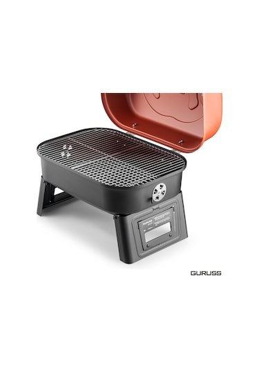 Guruss Go & Grill Barbekü Mangal Oksit Kırmızı Model:grs35