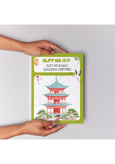 Jlpt N5 Kanji Çalışma Defteri Baskılı