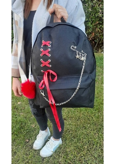 Shopiolog Çanta Unisex Kore Model Sırt Çantası