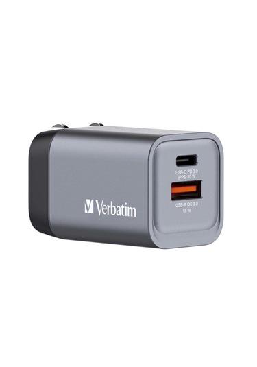 Verbatim 32200 GNC-35 2-Bağlantı Noktalı 35W GaN Duvar Şarj Cihazı