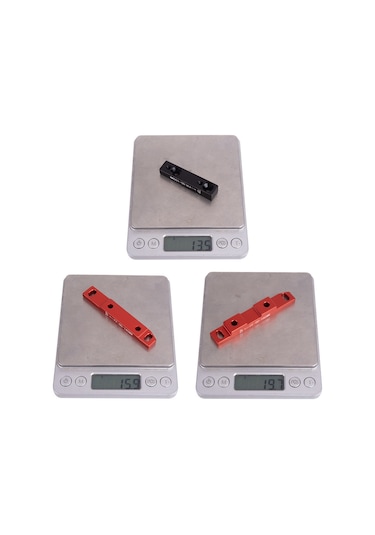 Yaleker Alüminyum Fren Disk Adaptörü Ff160, Flat Mount Uyumlu, 160mm Ön/arka, Kırmızı, 13.5-19.7g Ağırlık