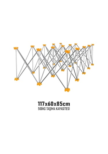 Sgs Katlanır Çalışma Tezgahı Alüminyum 117 60 85 Cm Sgs921
