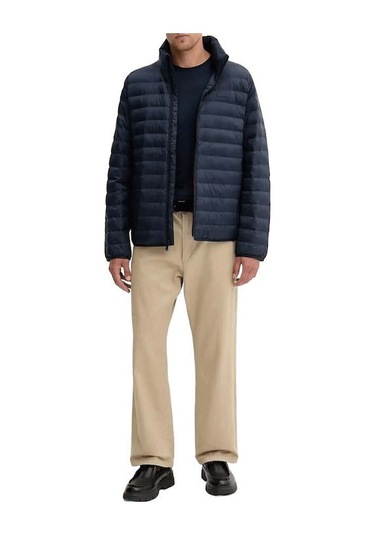 Erkek Regular Fit Kapitone Şişme Mont - Lacivert Dark Sapphire