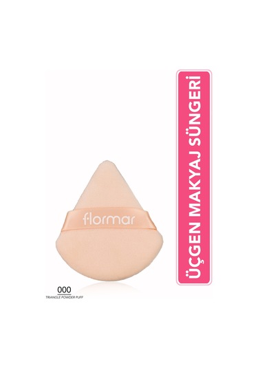 Flormar Üçgen Yumuşak Pamuksu Dokulu Kompakt Pudra Süngeri