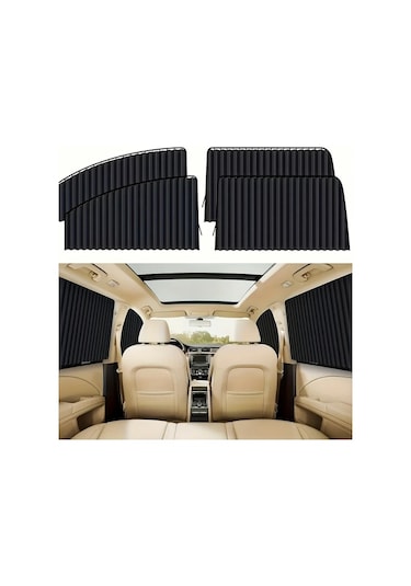 Xuweiwei Front Arka Cam 4 Parça Yükseltilmiş Versiyon Araç Güneşlik Perdesi