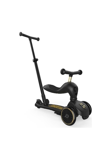 Scoot And Ride Push And Go Ebeveyn Kontrollü Çocuk Scooter Black&gold Limited Edition 240527-00089