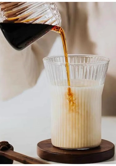 The Mia Çizgili Cam Bardak 320 Ml Mıa75967
