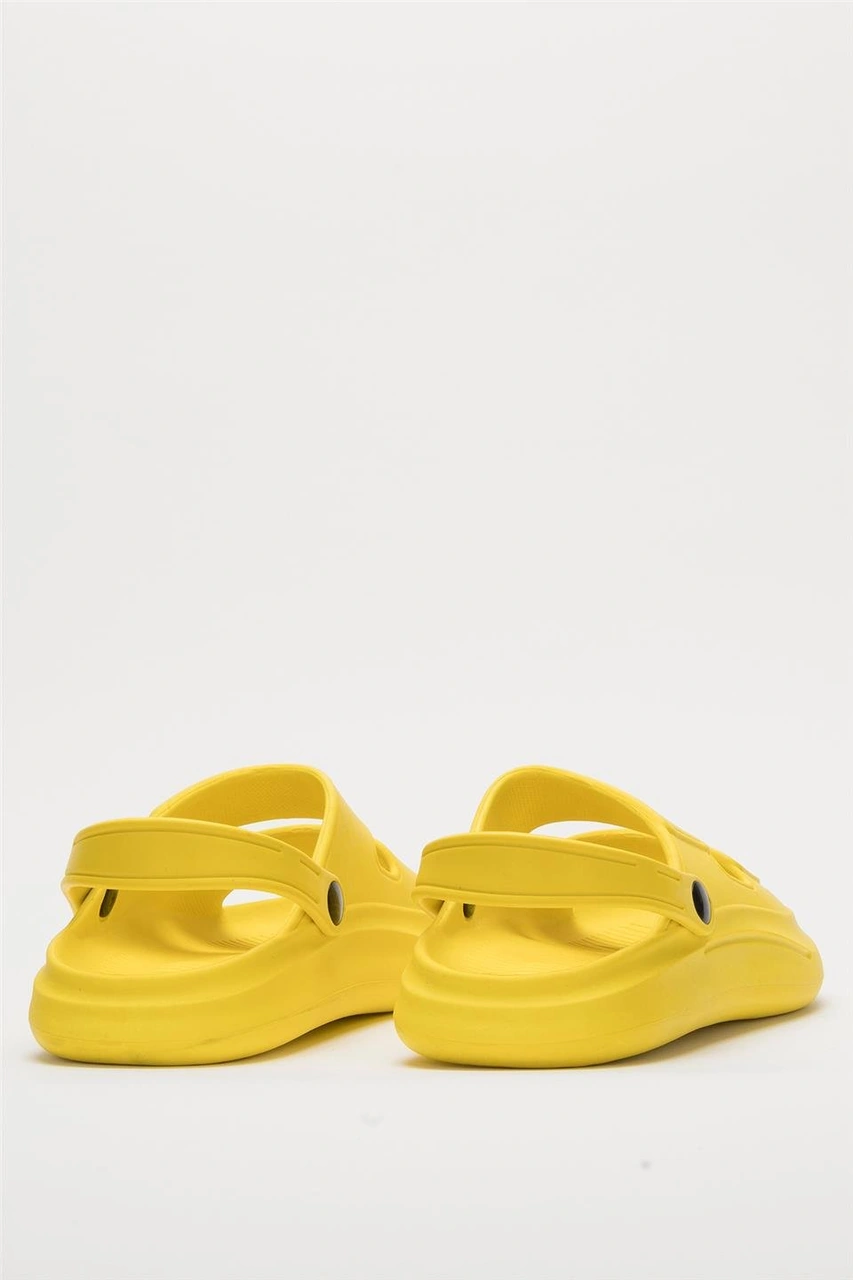 Unisex Ortopedik Deniz Havuz Terliği Sandalet Sarı Sarı