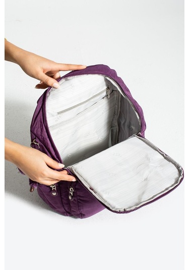 Orta Boy Ultra Hafif Sırt Çantası Mor Model: 571-3f - Mor