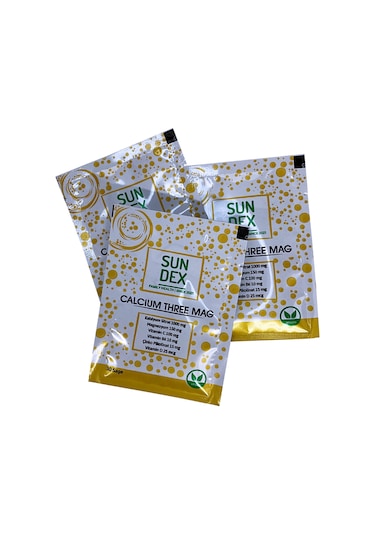 Sundex Calcium Three Mag 2 x 30 Saşe