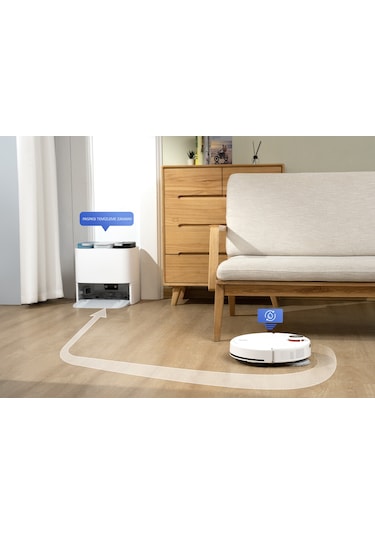 Lydsto W3 Basınçlı Paspas 10000 Pa Üniteli Akıllı Robot Süpürge