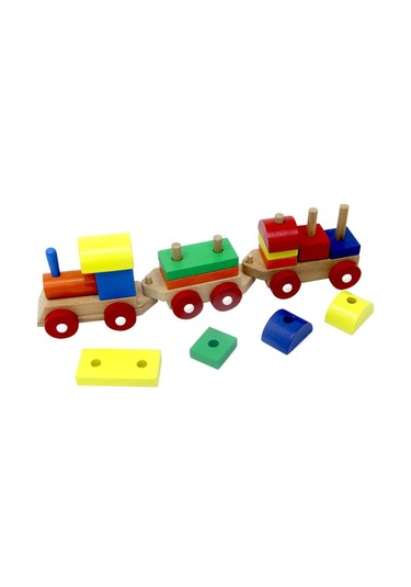 Eğitici Ahşap Bultak Tren
