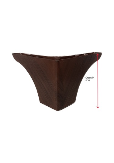 Homdep Lüks Mobilya Koltuk Kanepe Baza Tv Ünitesi Yükseltme Ayakları- 4 Adet- Kahverengi