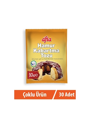 Afia Hamur Kabartma Tozu Poşet 30 x 10'lu