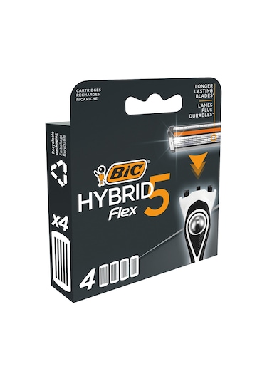 Bic Flex 5 Tıraş Bıçağı + Yedek Tıraş Bıçağı 6'lı + Çanta