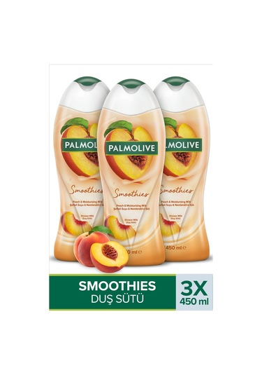 Palmolive Smoothies Şeftali Duş Jeli 450 Ml X3 Fresh