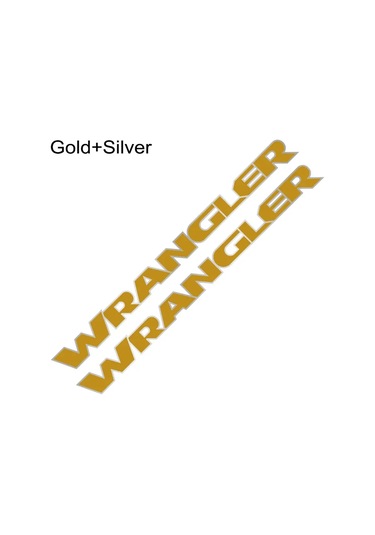 Jeep Wrangler Jk Jl Tj Yj Unlimited Sahara Araba Kaputu Kapağı Motor Çıkartıları Gold Silver 1 Piece Set