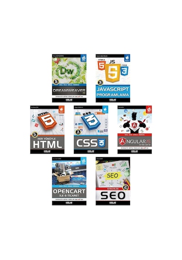 Yeni Nesil Web Tasarım Seti 7 Kitap Takım - Komisyon - Kodlab