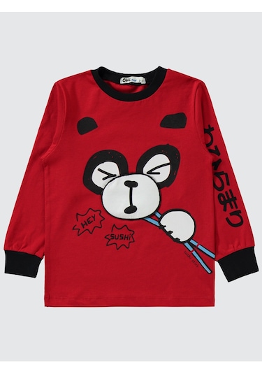 Civil Boys Erkek Çocuk Pijama Takımı 2-5 Yaş Kırmızı Kırmızı